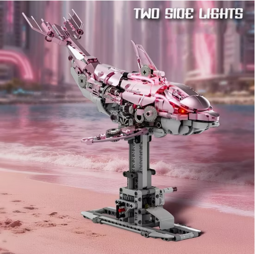 Mechanical Dolphin Building Blocks Set