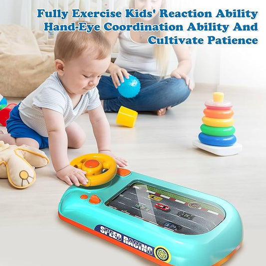 Kids Racing Adventure Steering Wheel Game Toy