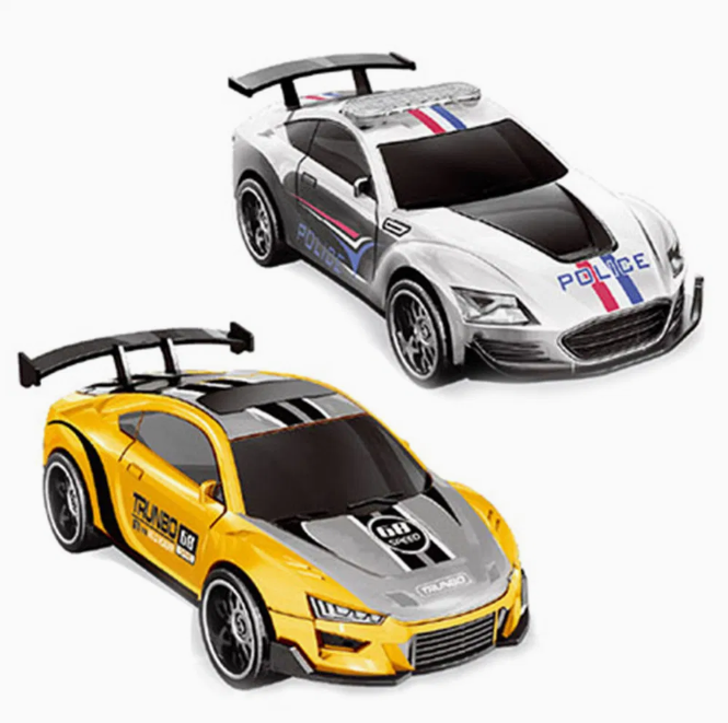 Top Turbo Dual Loop Slot Car Racing Track Set