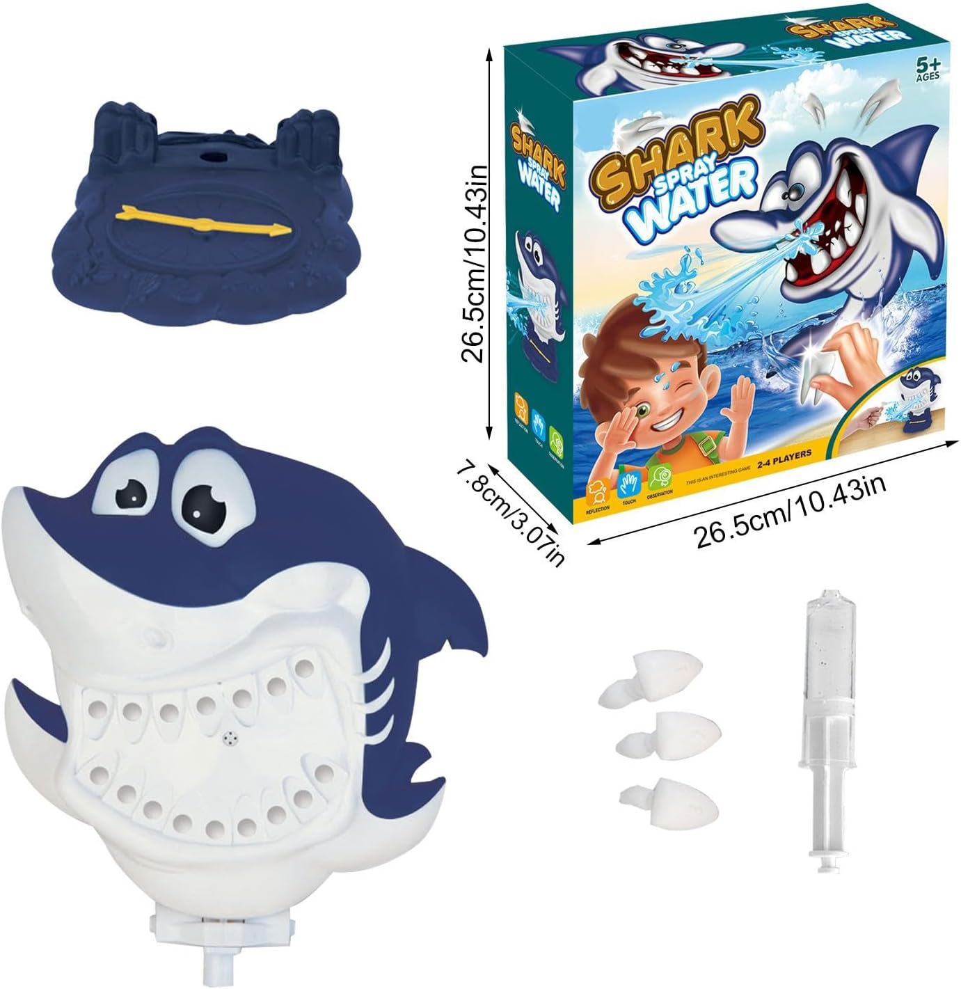 Shark Spray Water Prank Game for Kids & Family