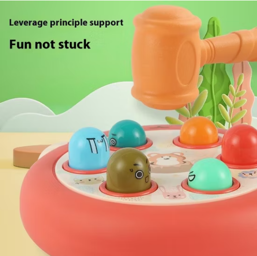 Bunny Themed Whack-a-Mole Toy for Toddlers