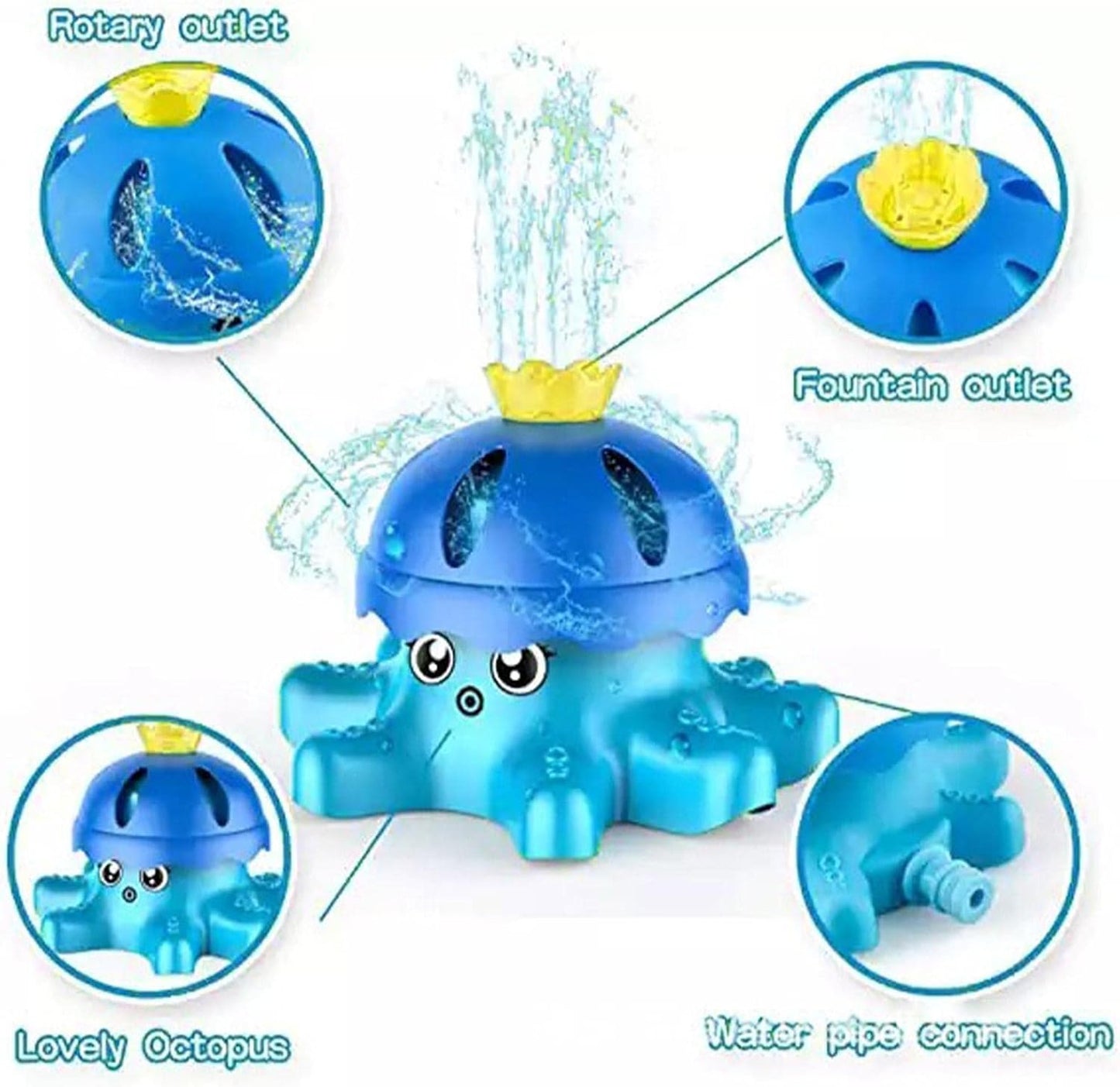 Octopus Sprinkler Water Toy for Kids