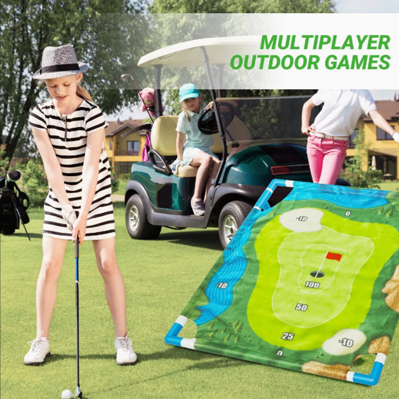 Kids Sticky Ball Golf Game Set for Indoor & Outdoor