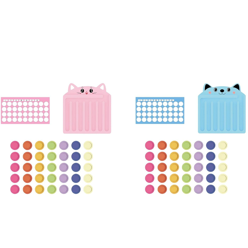 Cat-shaped Color Sorting Sliding Board Educational Toy