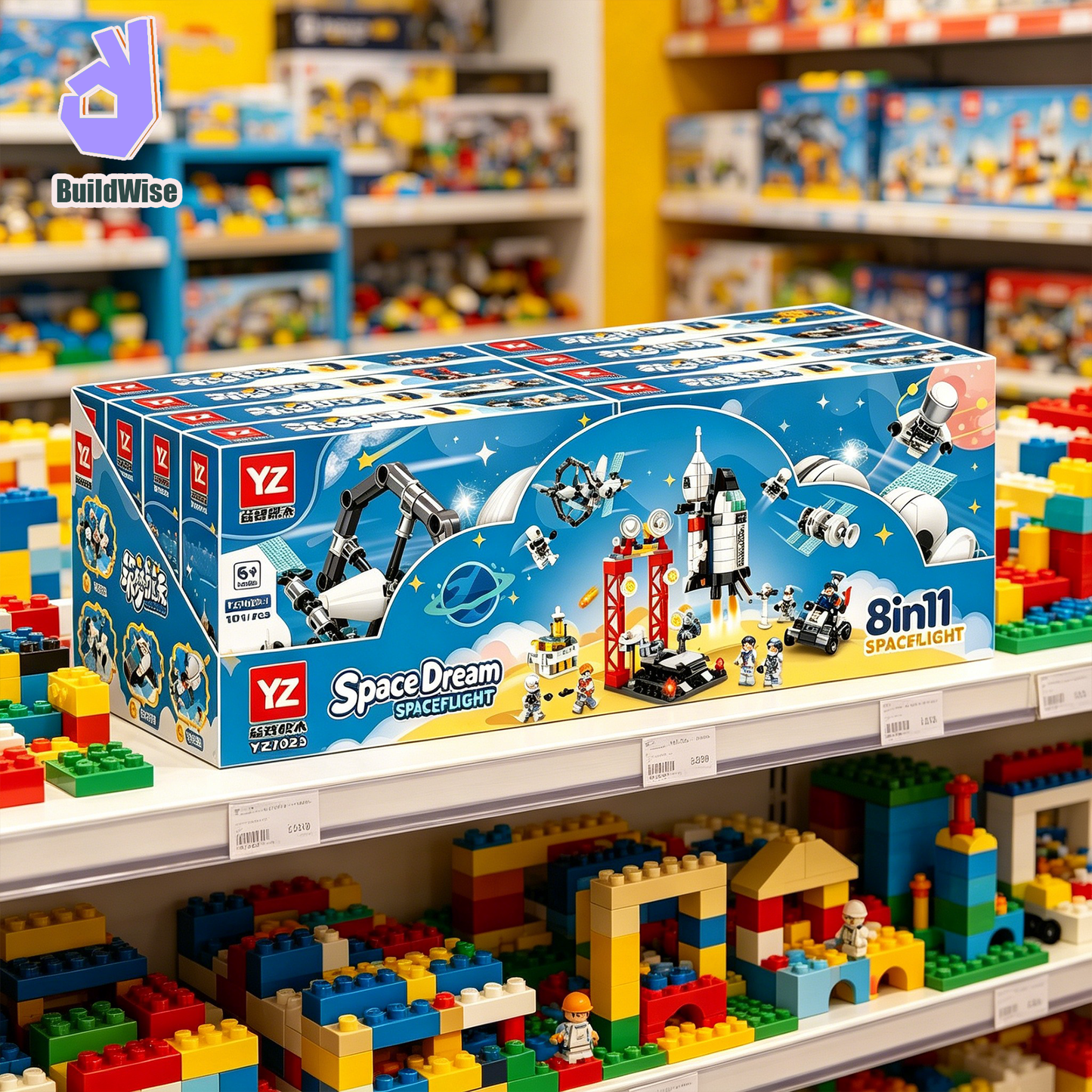 8-in-1 Space Exploration Building Blocks Set
