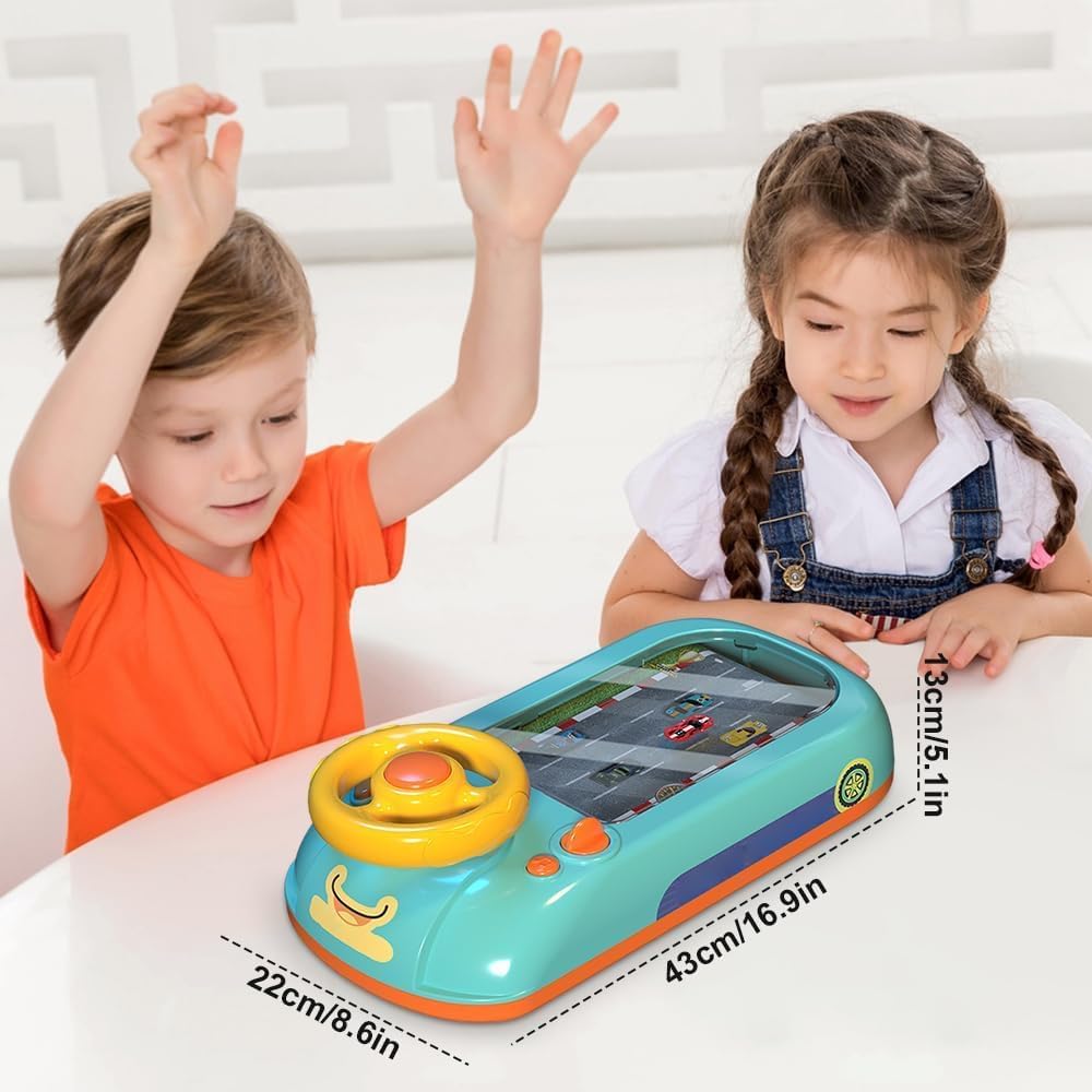Kids Racing Adventure Steering Wheel Game Toy