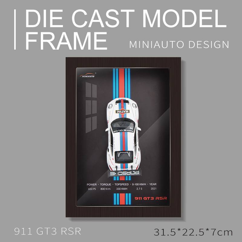 1:32 Die-Cast Car Model 3D Shadow Box Frame Display