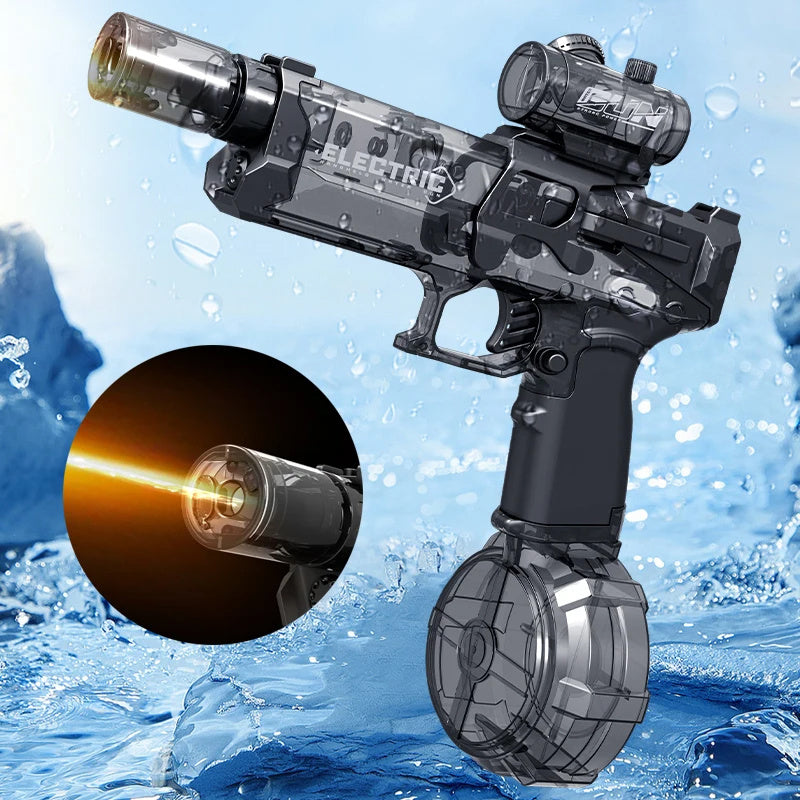 Transparent Electric Water Gun with Lights