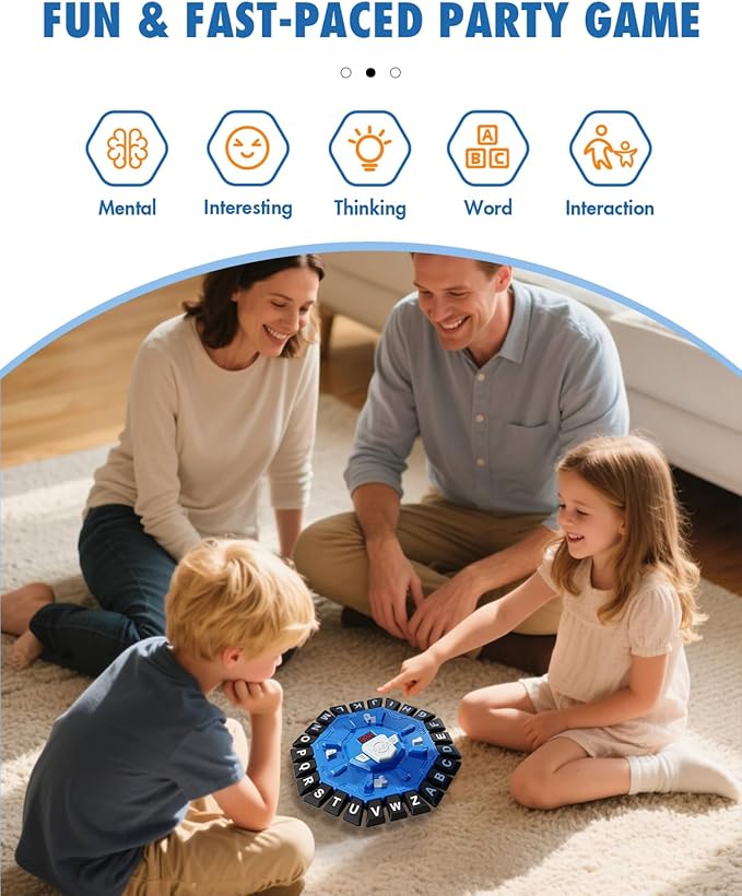 Fast-Paced Alphabet Party Game for Kids & Family