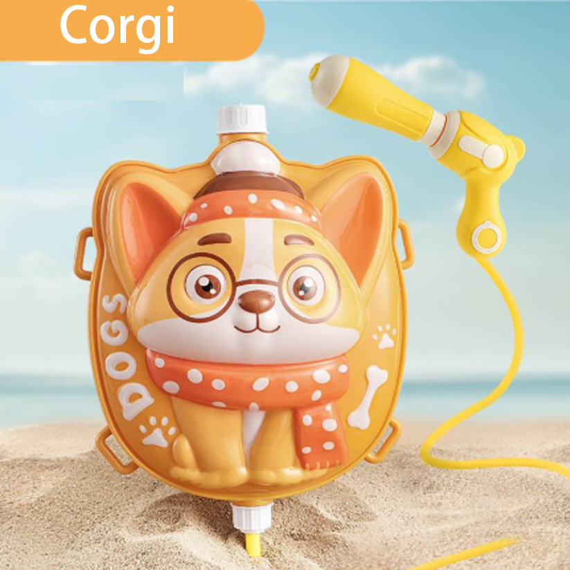 Cute Animal Backpack Water Gun for Kids