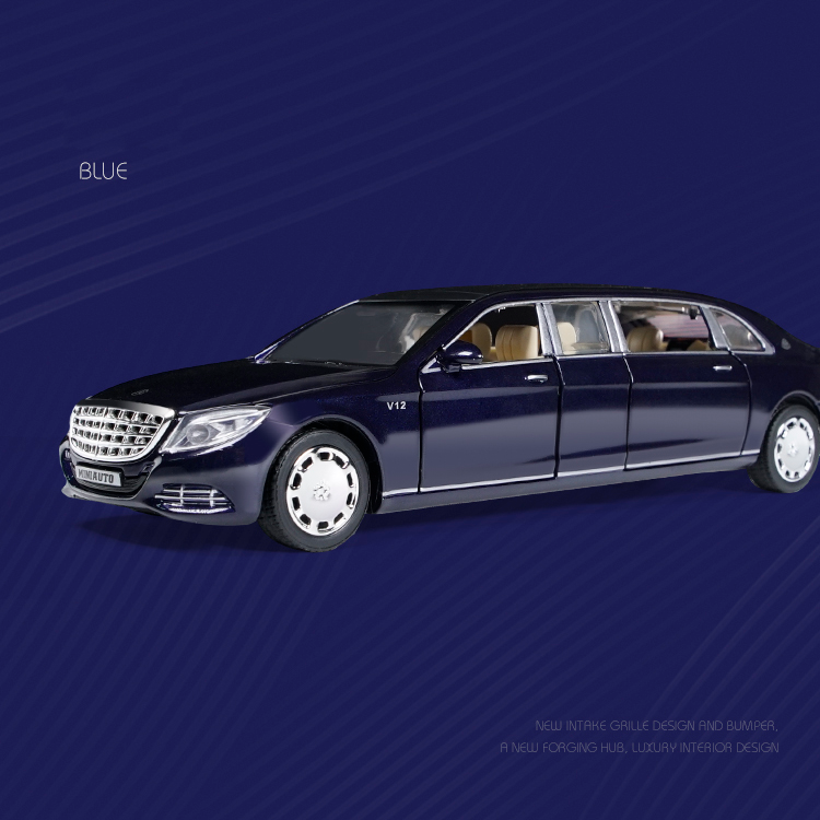 1:32 Luxury Extended Limousine Alloy Car Model