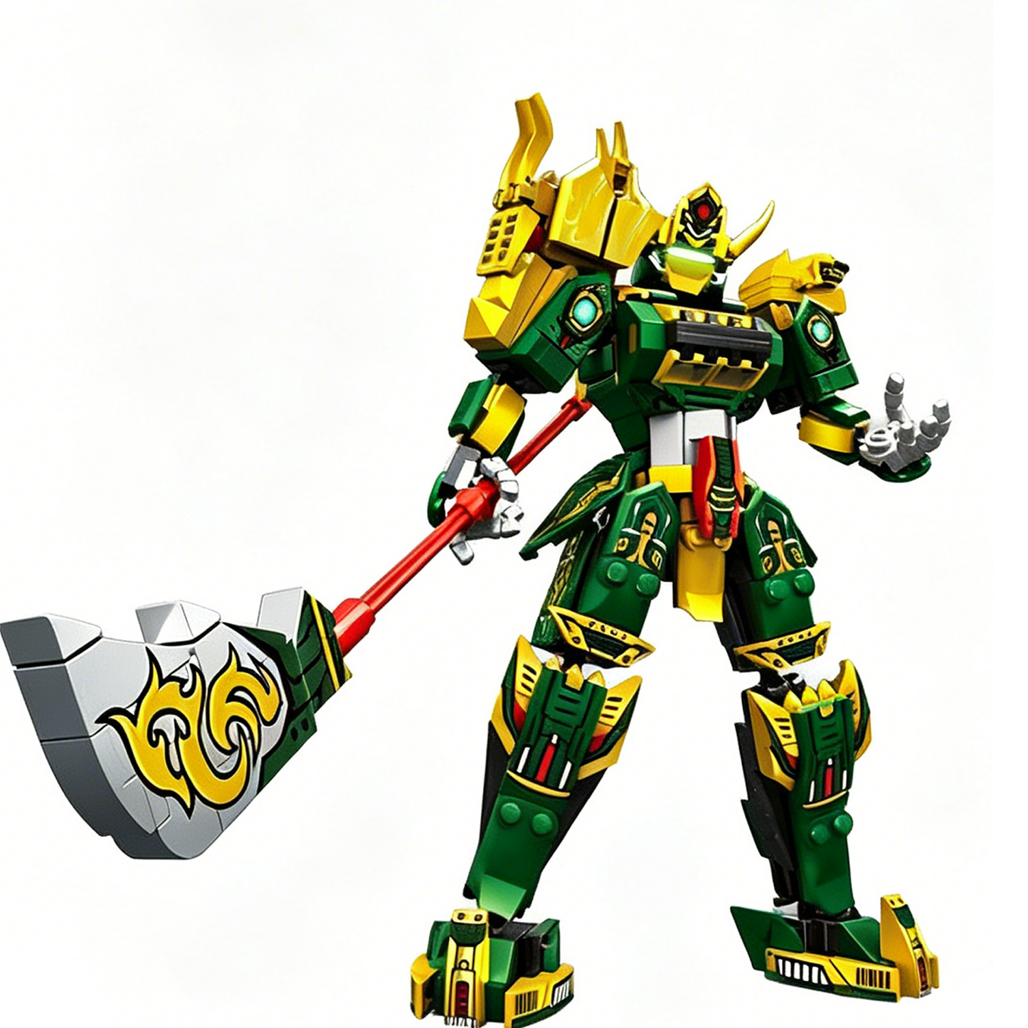 2-in-1 Transforming Mecha & Beast Building Blocks