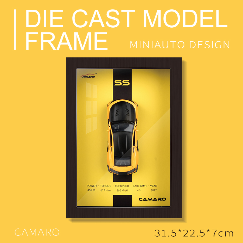1:32 Die-Cast Car Model 3D Shadow Box Frame Display
