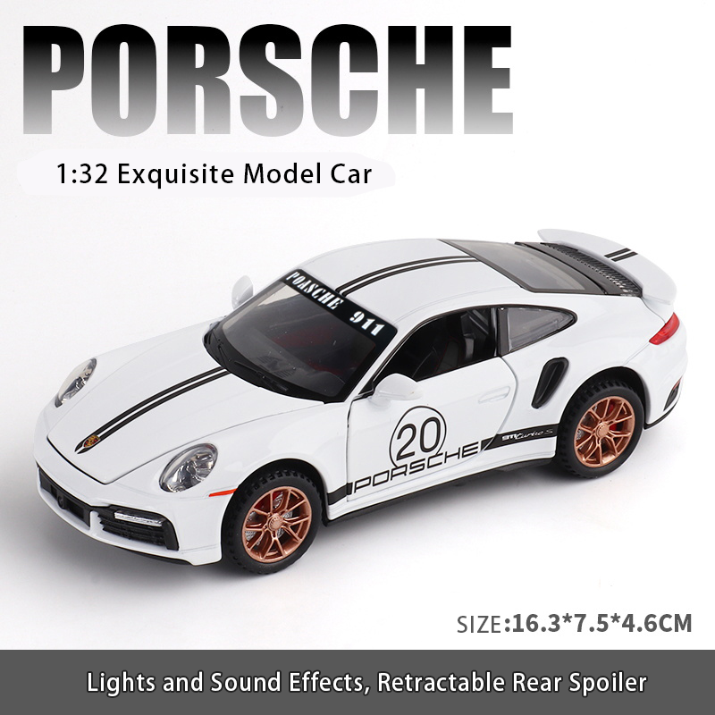 1:32 Die-Cast Sports Car Model with Display Base