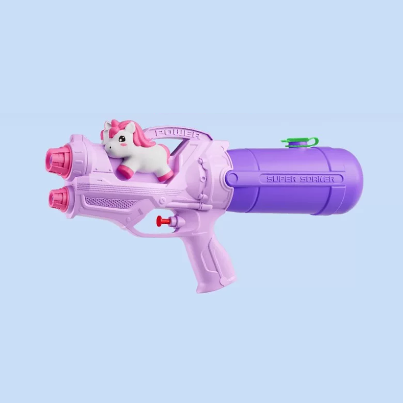 Cute Animal Dual-Nozzle Water Gun Toy for Kids